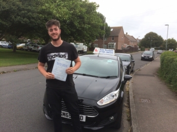 Great drive Adam - Only 4 minor driving faults