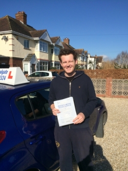 Well done Connor - 2 minor faults 