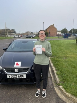 Andy was always patient with me and helped me feel confident when driving. He was always on time and never let me down. He covered every subject needed and I managed to pass first time! would definitely recommend!...
