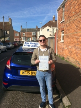 Well done Izaak<br />
<br />
Only 4 minor driving faults<br />
<br />
Safe driving