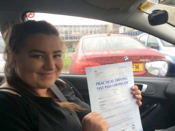 Congratulations Laura Only 2 minor faults