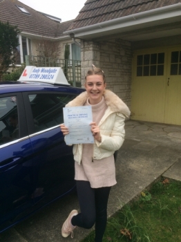 Great drive Laura - Only 4 minor faults