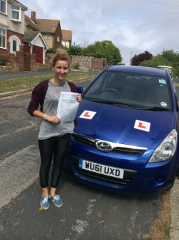 Well done Natalie 2 minor driving faults