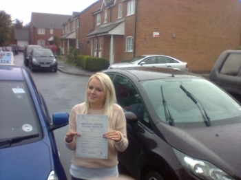 Jo passed with 6 minor Faults